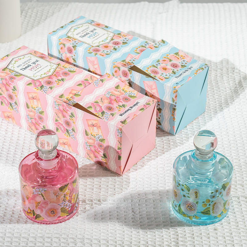 Элегантный диффузор в форме круглой стеклянной бутылки Mother'day