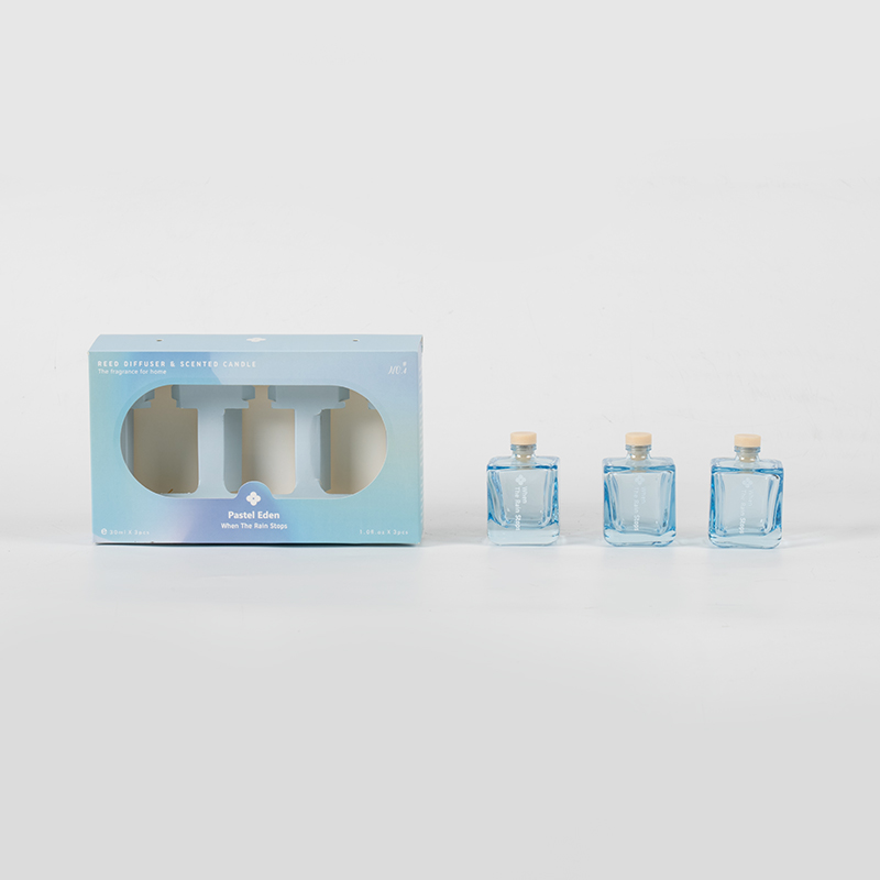 Набор диффузоров с квадратными бутылками из 3 предметов - набор ароматов из 3 предметов