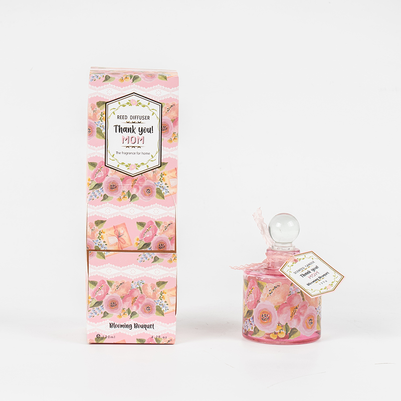 Элегантный диффузор в форме круглой стеклянной бутылки Mother'day