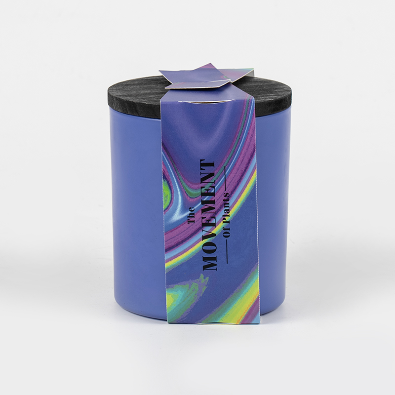 Стеклянная круглая бутылка, ароматическая свеча, поставщик стеклянной банки соевой свечи