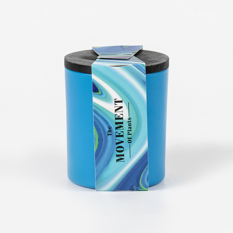 Стеклянная круглая бутылка, ароматическая свеча, поставщик стеклянной банки соевой свечи