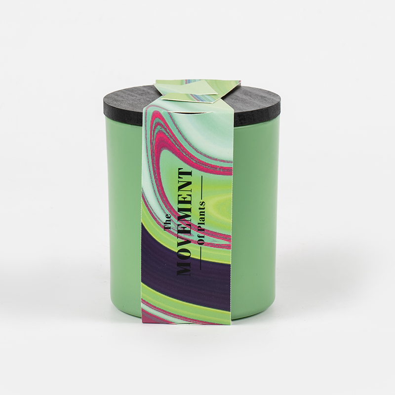 Стеклянная круглая бутылка, ароматическая свеча, поставщик стеклянной банки соевой свечи