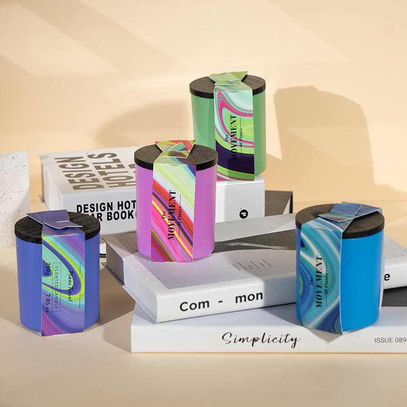 Стеклянная круглая бутылка, ароматическая свеча, поставщик стеклянной банки соевой свечи