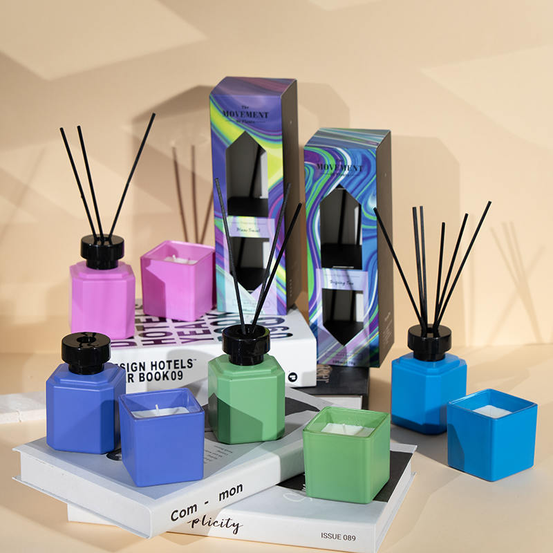 Ароматический набор в квадратной бутылке, производство ароматов для дома