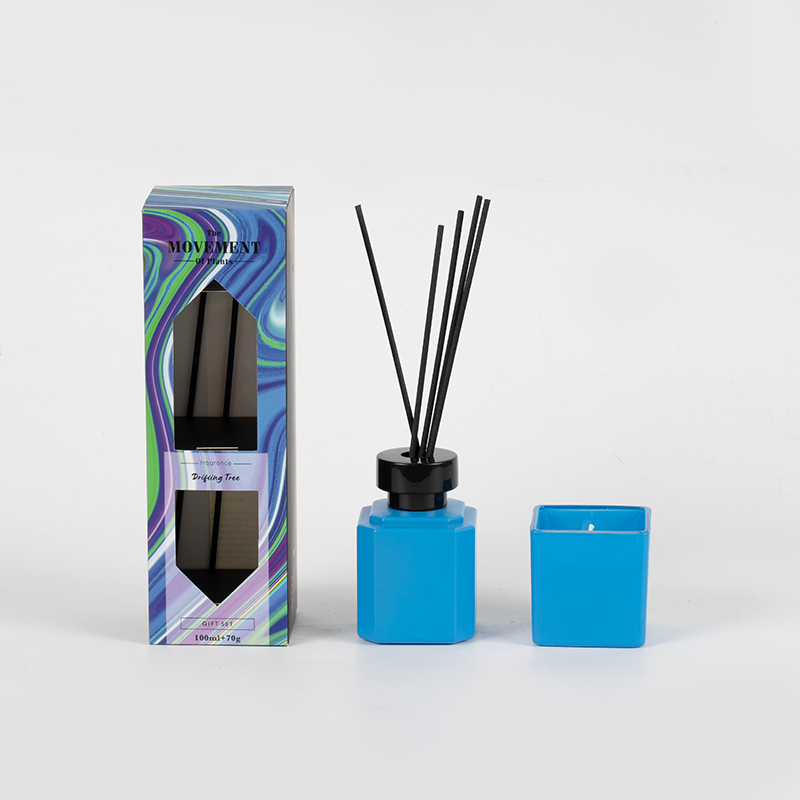 Ароматический набор в квадратной бутылке, производство ароматов для дома