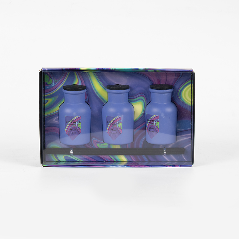 Небольшой круглый флакон с ароматическим тростниковым диффузором, комплект из 3 предметов, производитель ароматического набора для дома